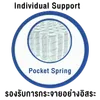 Morgan (Platinum) Pocket Spring 12″-รองรับการกระจายตัวอิสระ