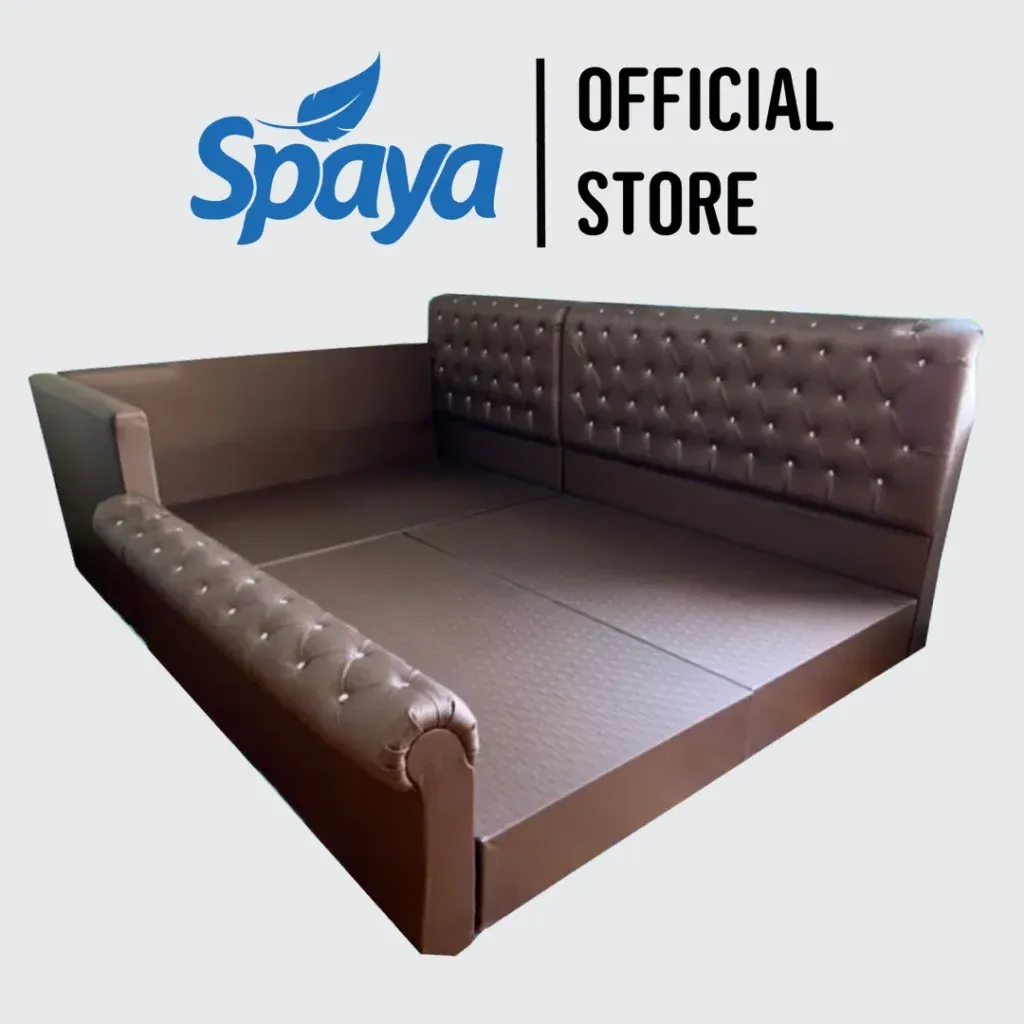 โรงงานผลิตเตียงครอบครัว-spaya-สีน้ำตาล