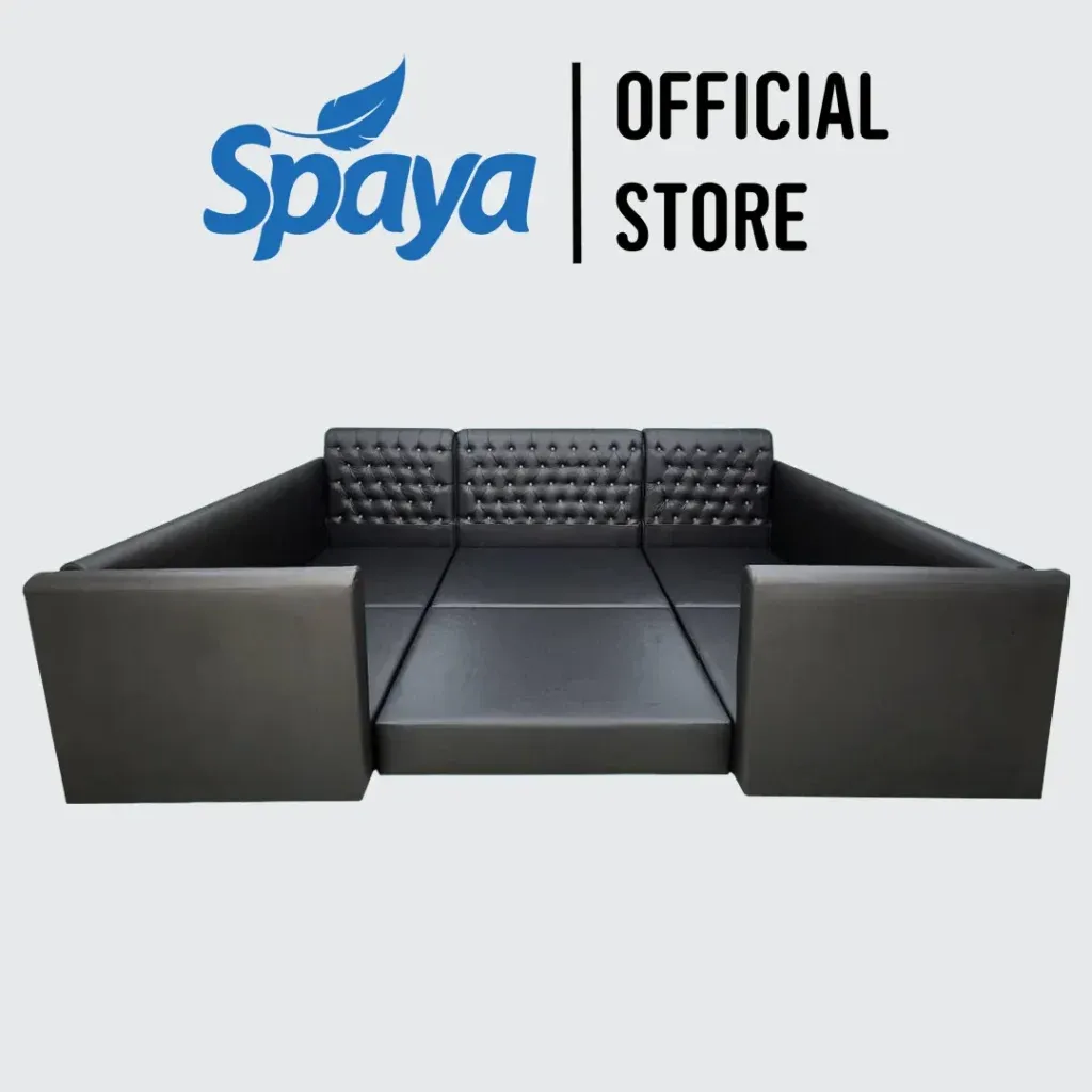 โรงงานผลิตเตียงครอบครัว-spaya-สีเทากั้น 2 ฝั่ง